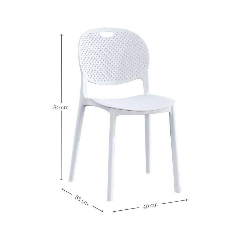 Conjunto Mesa y Sillas Comedor/Cocina, 76x100x70 cm