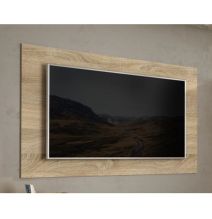 Mueble de Comedor, Mueble Salón, Acabado en Blanco y Cambria, Medidas: 305 cm (Ancho) x 174,7 cm (Alto) x 41,8 cm (Fondo)