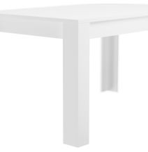 Mesa de Comedor, Mesa de Salón Fija, Color Andersen Blanco, Medidas: 140 cm (Largo) x 80 cm (Ancho) x 75 cm (Alto)
