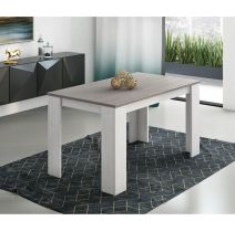 Mesa de Comedor, Mesa de Salón Fija, Color Andersen Pino Gris, Medidas: 140 cm (Largo) x 80 cm (Ancho) x 75 cm (Alto)