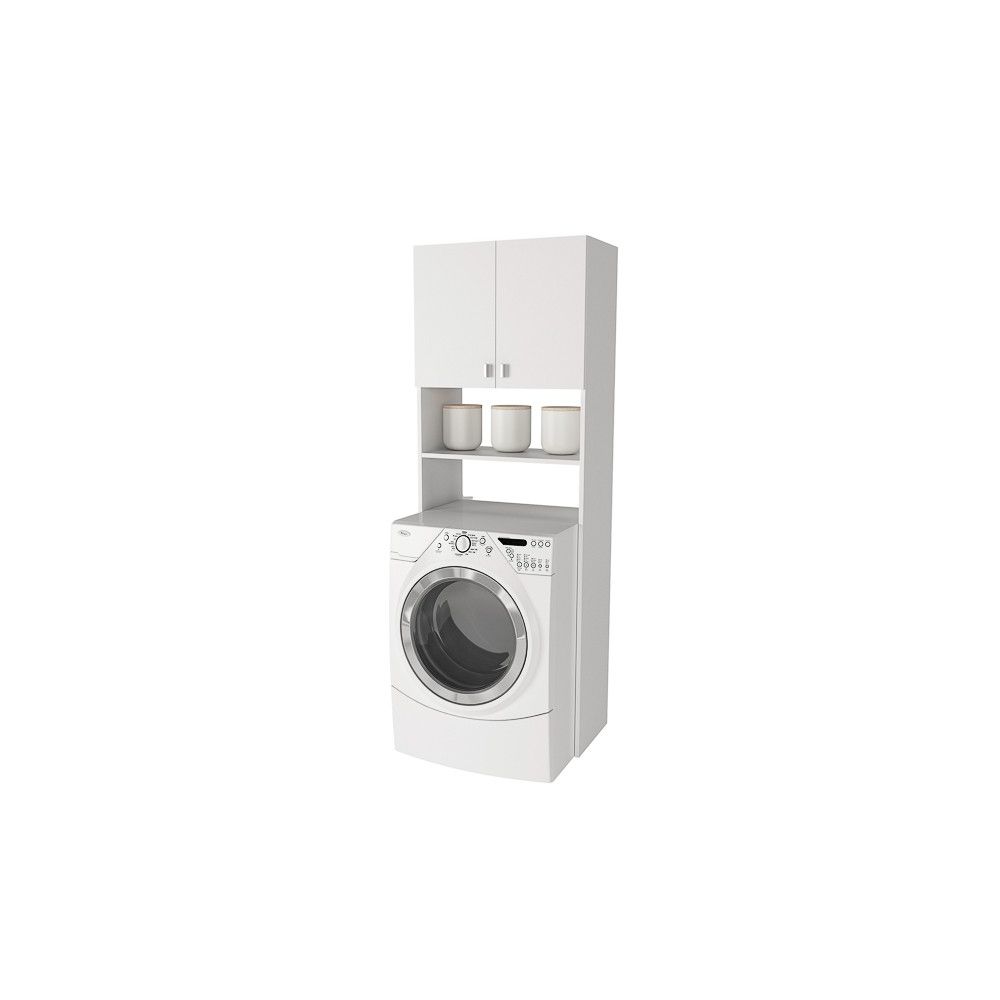 Armario Multiusos Fabricado en Melamina para Lavadora o Baño