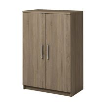 Armario Multiusos Color Roble – Color Blanco – 60 x 90 x 36 cm