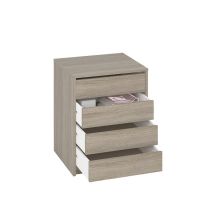 Cajonera 4 cajones | Color: Roble | Medidas: 62 cm x 50 cm x 44 cm mueble dormitorio